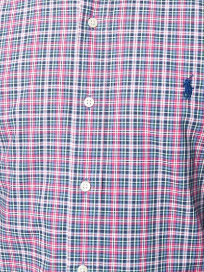 Shop Polo Ralph Lauren Checked Shirt In Blue
