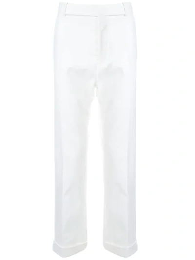 Shop Haider Ackermann Pegged Trousers In White