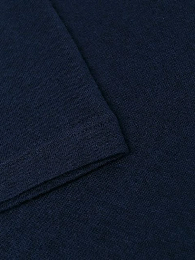 Shop Dondup Lightweight Knit Sweatshirt In 897 Navy