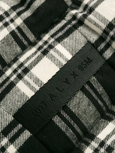 Shop Alyx Checked Gilet In Black