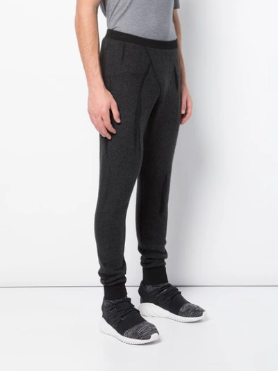 Shop Label Under Construction Slim Joggers - Black