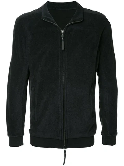 Shop 11 By Boris Bidjan Saberi Zipped Sweatshirt In Black