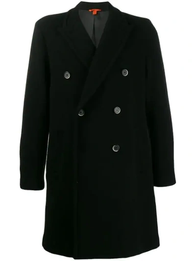 Shop Barena Venezia Double Buttoned Coat In Black