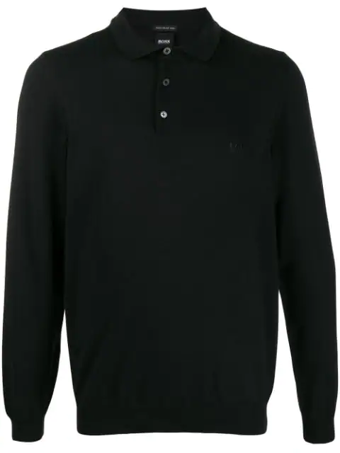 hugo boss knitted polo