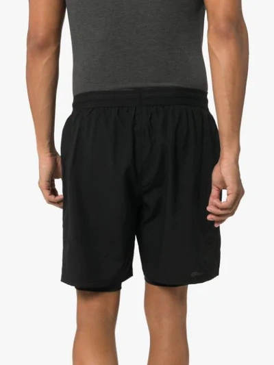 Shop 2xu 2-in-1 Compression Shorts In Black