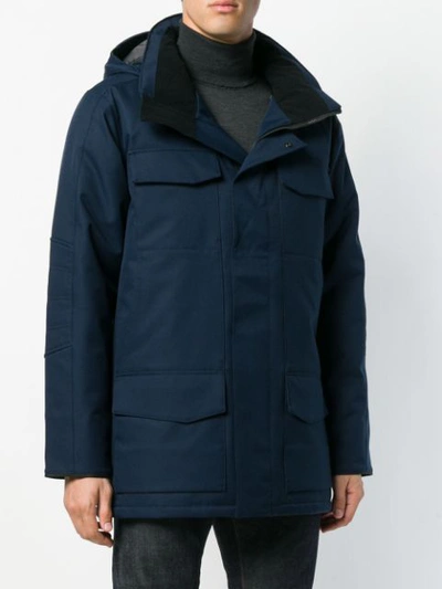 Shop Canada Goose Mid-length Padded Down - Blue