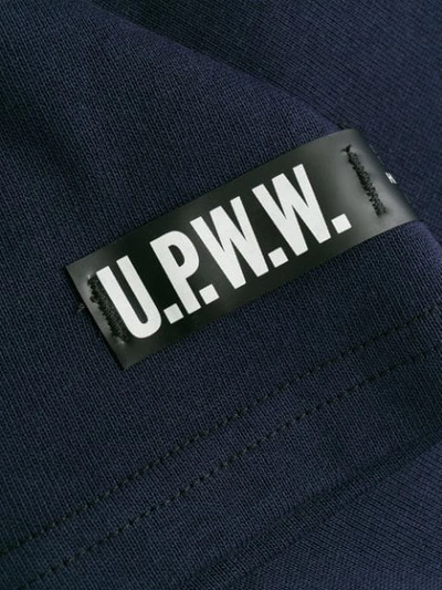 Shop Upww Logo Printed T-shirt In Blue