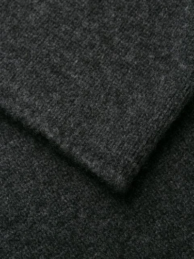 Shop Bottega Veneta Cut Out Detailed Jumper In 1100 Dark Grey