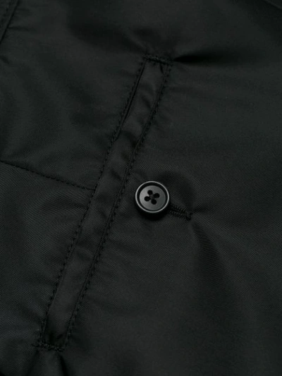 Shop Prada High-waist Bermuda Shorts - Black