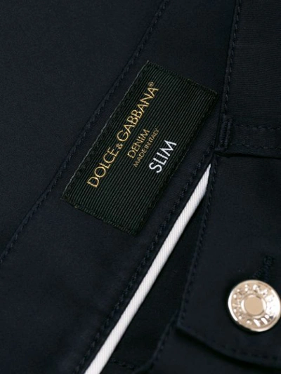 Shop Dolce & Gabbana Slim Fit Jeans In Blue