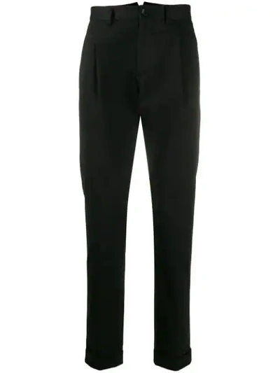 Shop Etro Straight-leg Trousers In Black