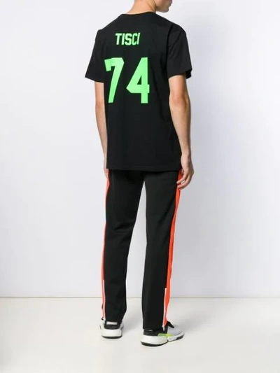 Shop Les (art)ists Football Print T-shirt In Black