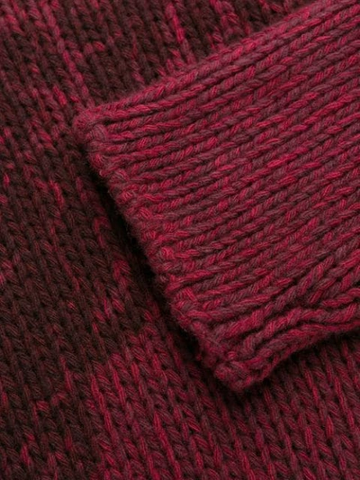 Shop Etro Knitted Wool Jumper In Red