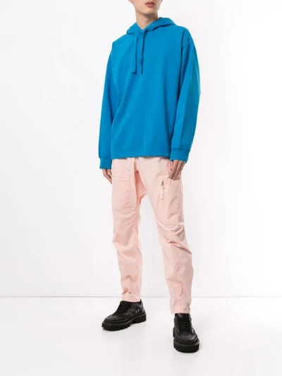 Shop Yoshiokubo Slim-fit Cargo Pants In Pink
