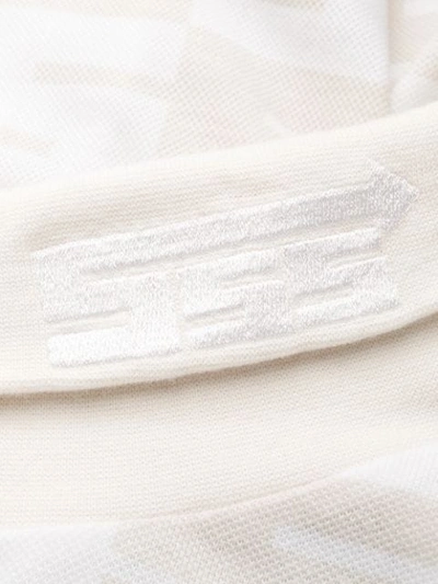 Shop Sss World Corp Two Tone Print Sweatshirt In White