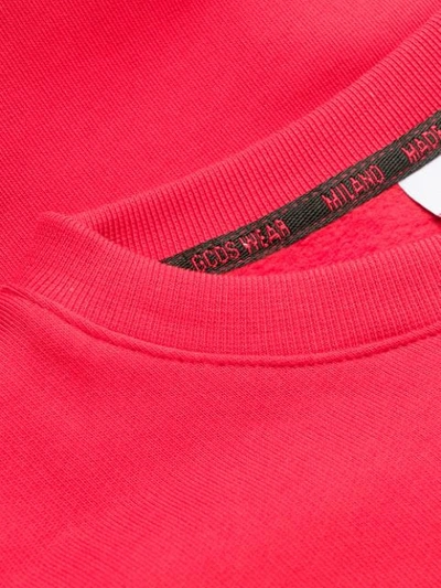 Shop Gcds Logo Print Sweatshirt In Red