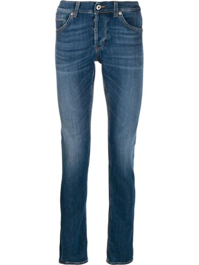Shop Dondup Slim Fit Jeans In Blue