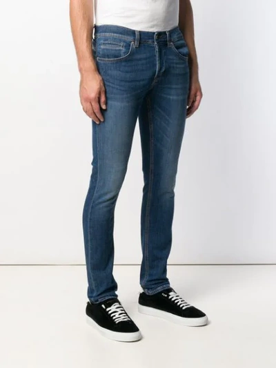 Shop Dondup Slim Fit Jeans In Blue