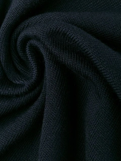 Paul & Shark V-neck Knitted Sweater In Blue