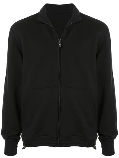 Shop Ermenegildo Zegna Lightweight Zipped Jacket In Black
