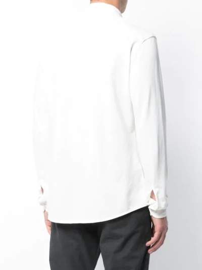 Shop Barena Venezia Longsleeved Shirt In White