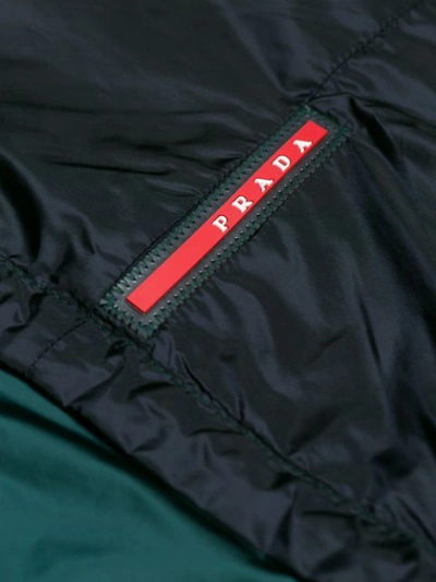 Shop Prada Reversible Fitted Jacket - Blue