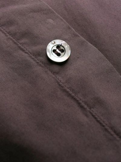 Shop Maison Margiela Stitching Detail Shirt In 814 Grey