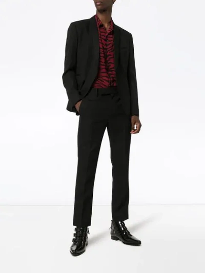 Shop Haider Ackermann Miles Tailored Wool Blazer In Black