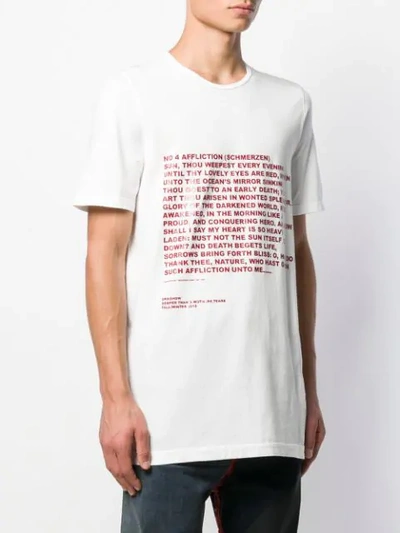 Shop Rick Owens Drkshdw Deeper Than A Mother's Tear T-shirt In White