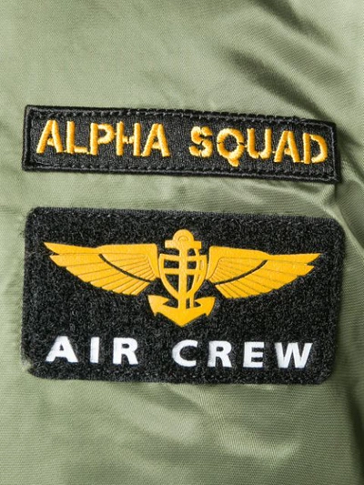 Shop Alpha Industries Loose Bomber Jacket - Green