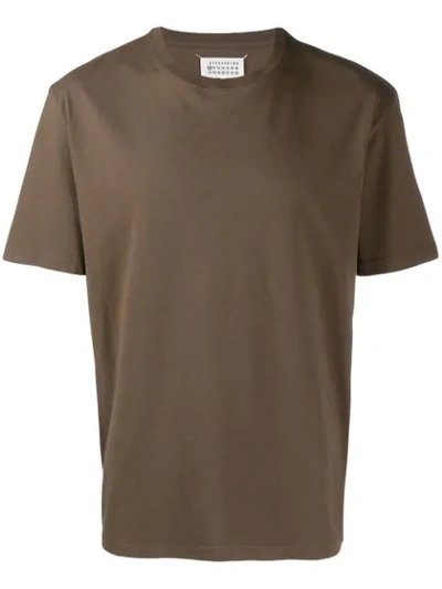 Shop Maison Margiela Short-sleeved T-shirt In Brown