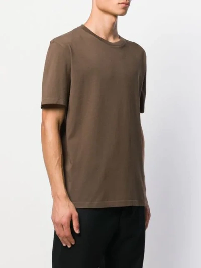 Shop Maison Margiela Short-sleeved T-shirt In Brown