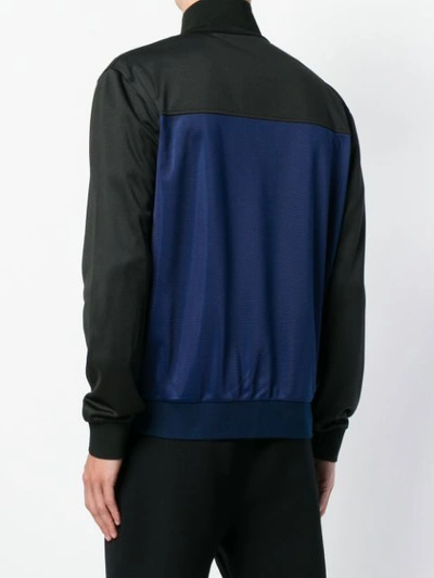 Shop Givenchy Logo Sports Jacket In Blue