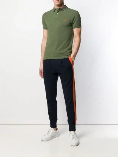 Shop Polo Ralph Lauren Slim-fit Polo Shirt In Green