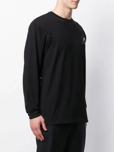 Shop Maharishi Maha Mountain Sweatshirt In Black