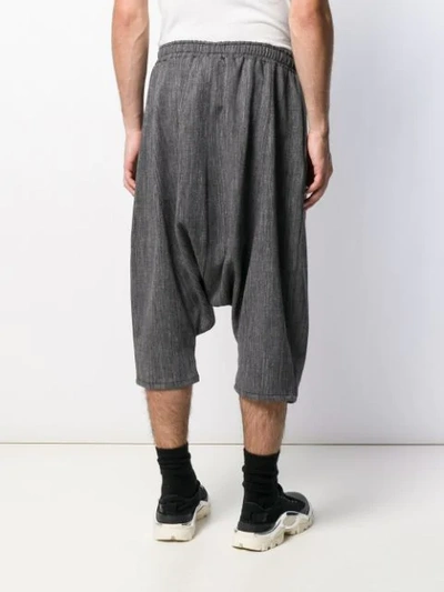 Shop Alchemy Drawstring Cropped Trousers In Grey