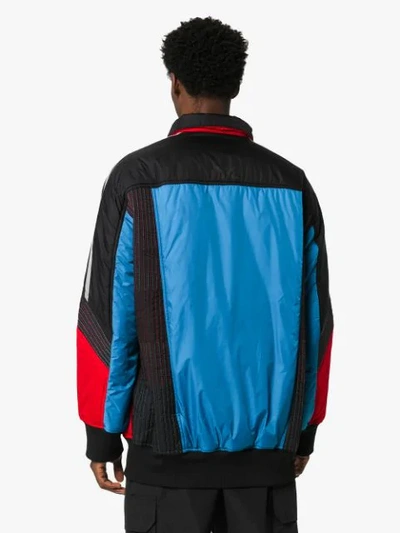 Shop Y-3 Colourblock Padded Shell Jacket In Black