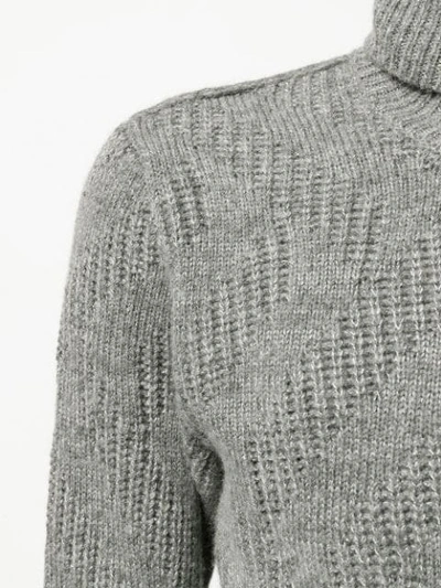 Shop Roberto Collina Shadow Knit Jumper In Grey