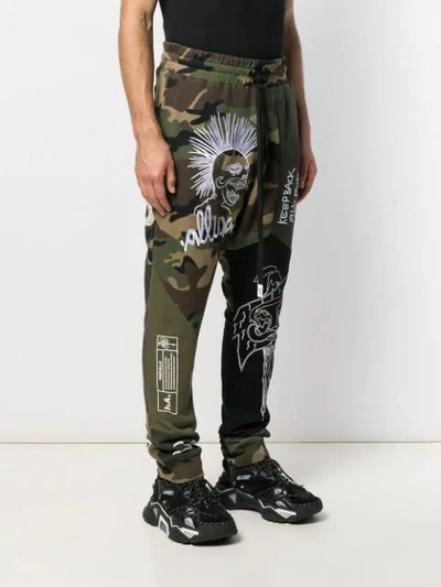 Shop Haculla Camouflage Track Pants In Green