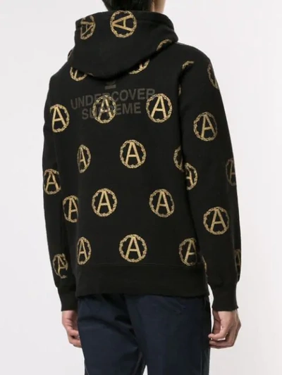 Shop Supreme X Undercover Hooded Sweatshirt In Black