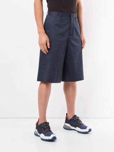 Shop Dolce & Gabbana Cargo Shorts In Blue