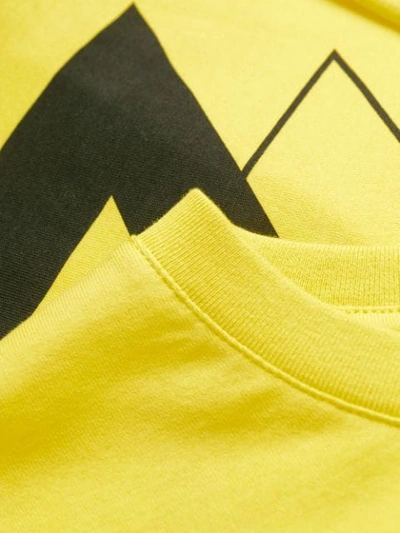 Shop Givenchy Studio Homme Podium Print T-shirt In Yellow