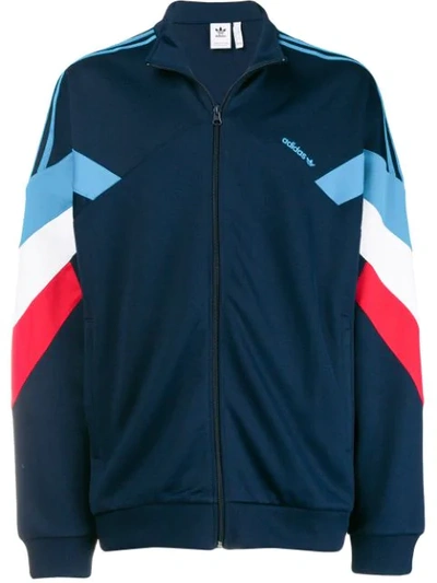 Shop Adidas Originals Palmeston Track Top In Blue