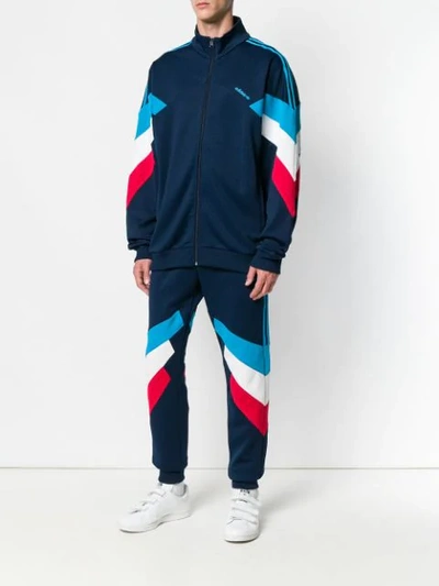 Shop Adidas Originals Palmeston Track Top In Blue