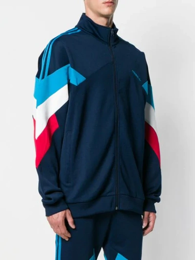 Shop Adidas Originals Palmeston Track Top In Blue