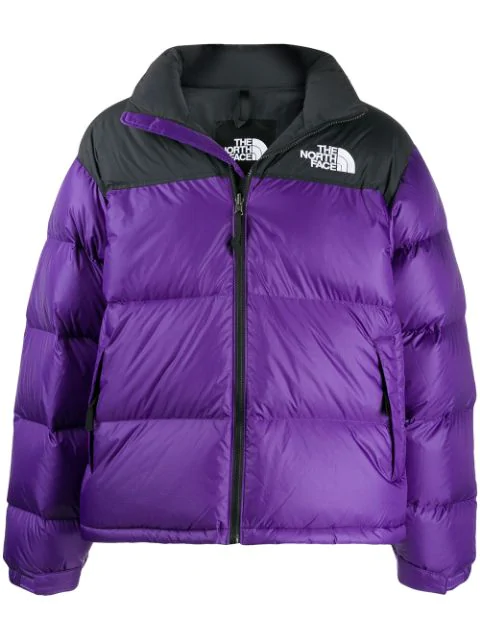 the north face purple nuptse