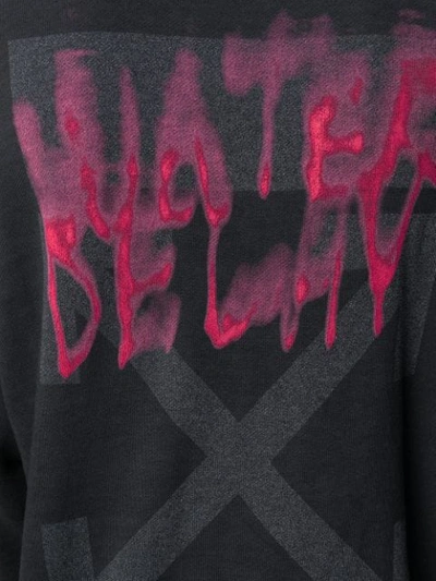 OFF-WHITE WATER DELAY HOODIE - 黑色