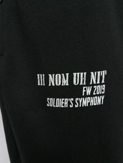 Shop Ih Nom Uh Nit Logo Print Track Pants In Black