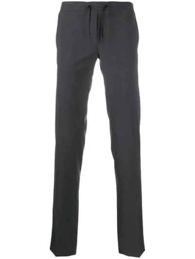 Shop Sandro Slim-fit Trousers In Grey
