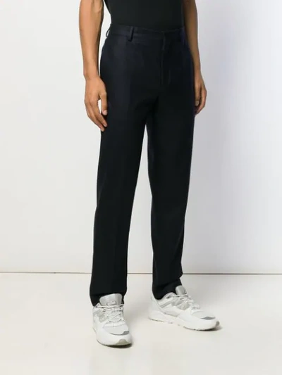 Shop Harmony Paris Peter Tailored Trousers In Blue
